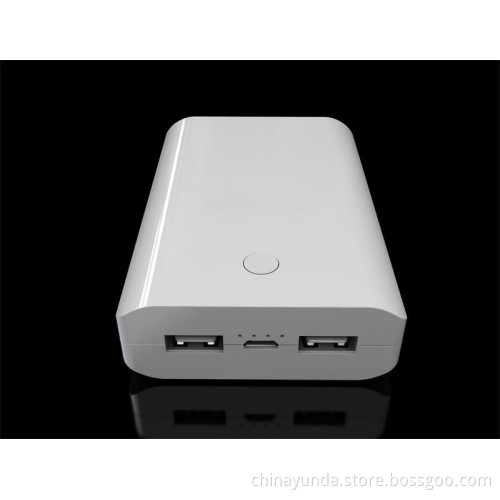 Wholesale Alibaba 6600mah Mobile Phone Power Bank with 2 USB Port